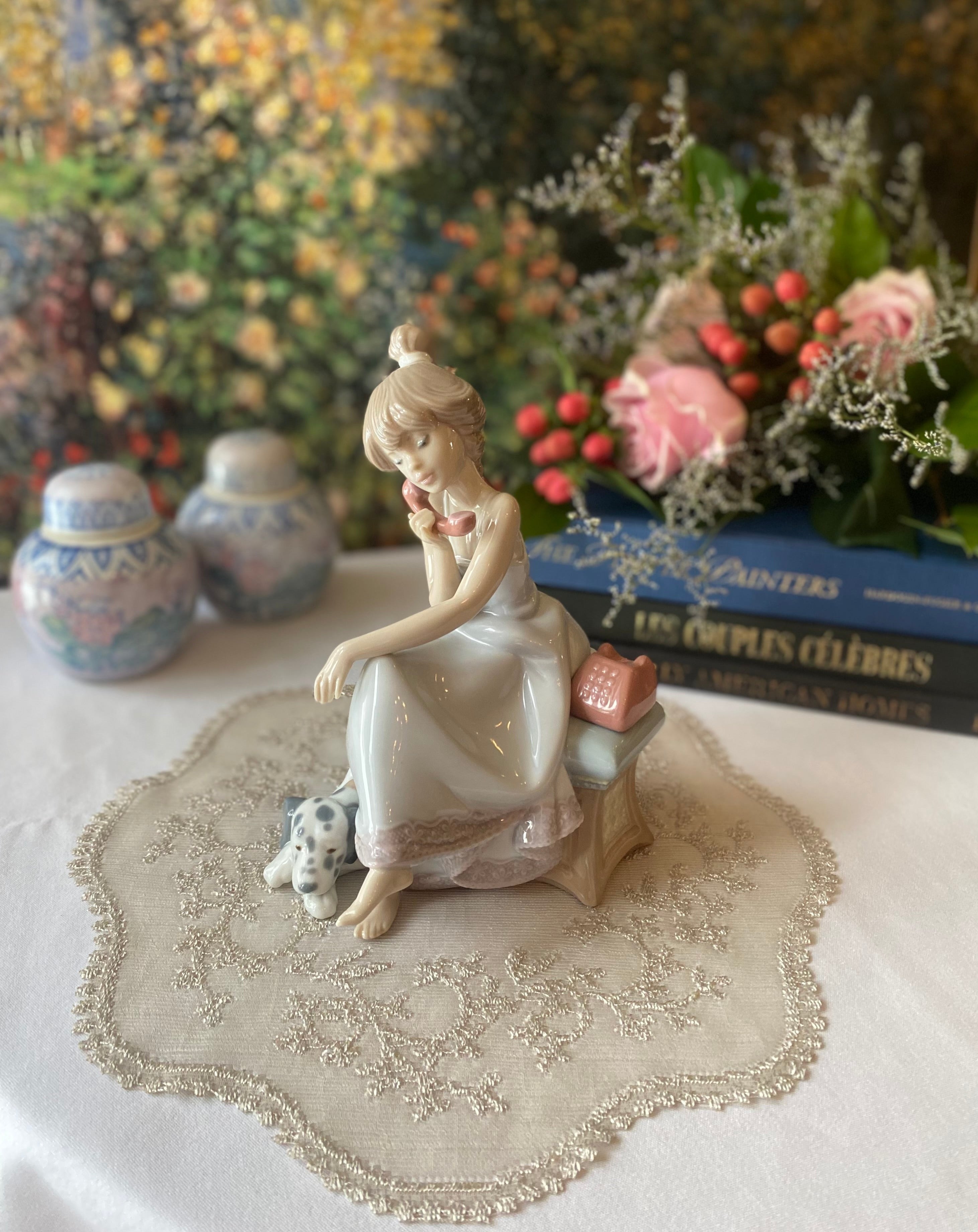 Lladro girls top porcelain