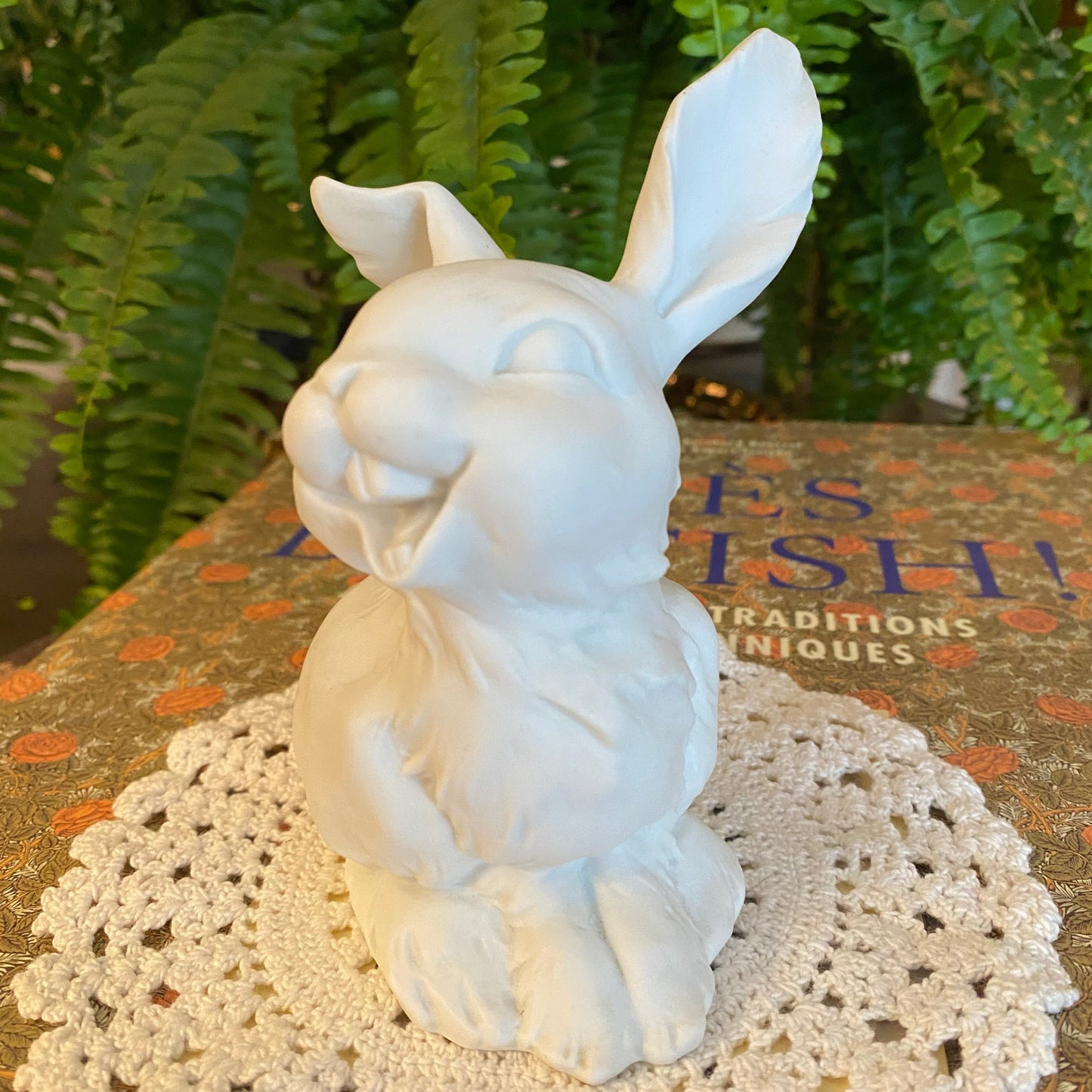 Kaiser Porzellan Laughing Bunny Figurine
