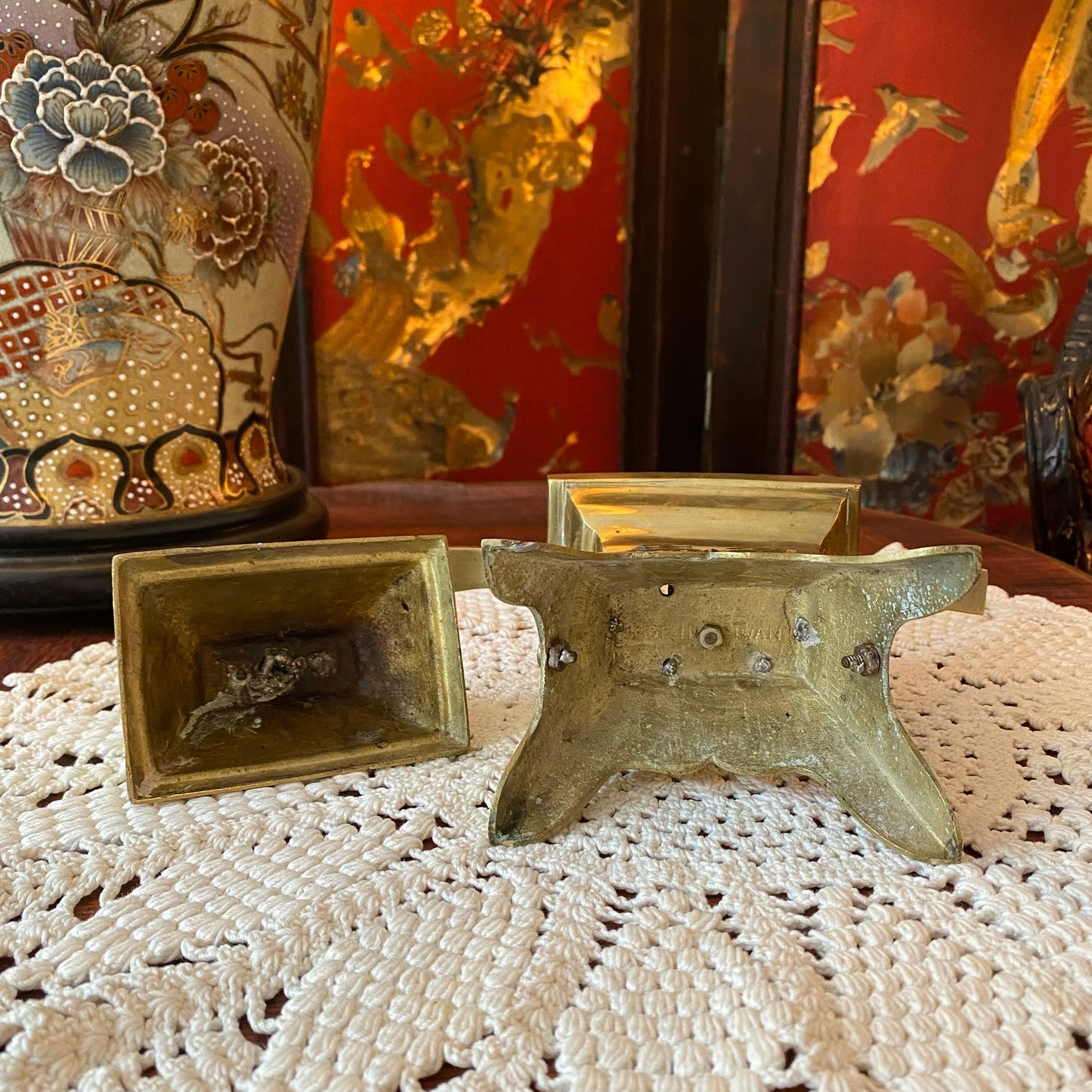 Chinese Brass Incense Burner