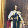 King George V Lithography on Canvas