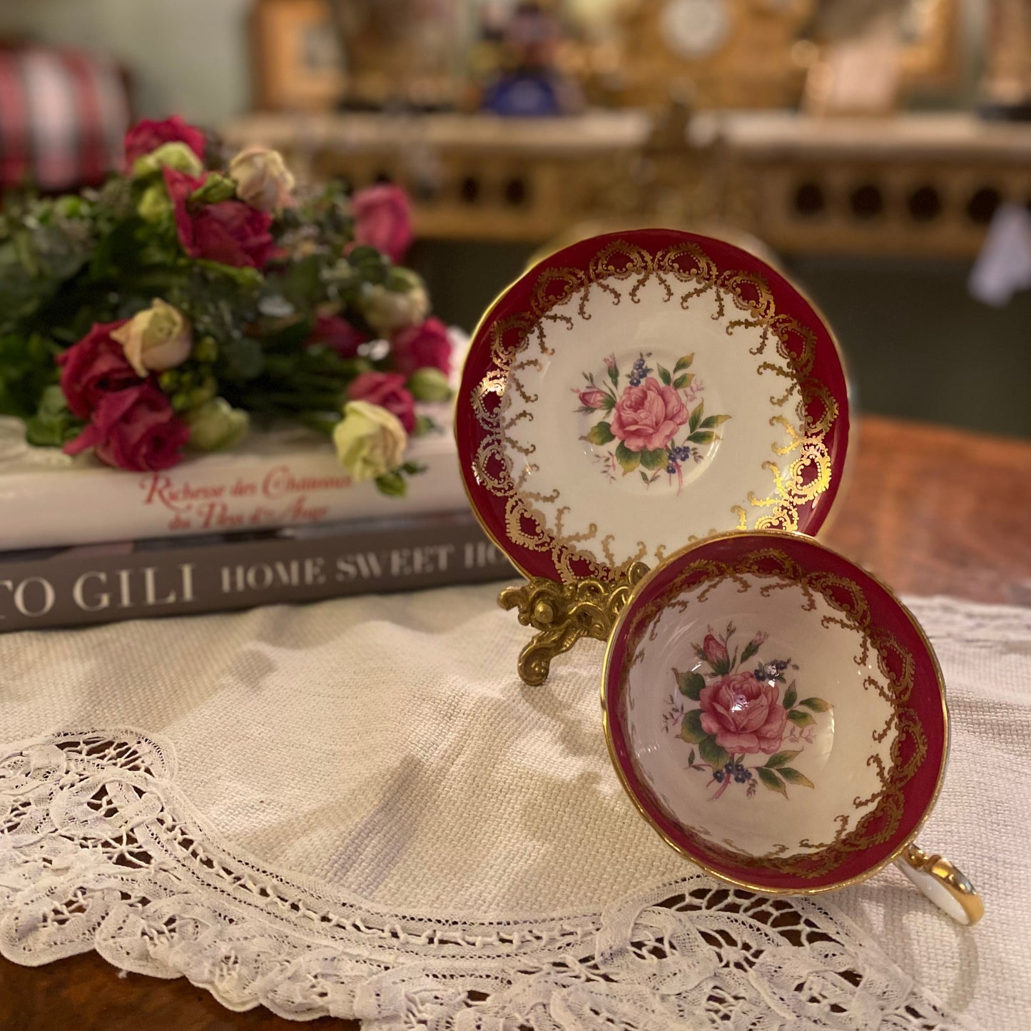 Aynsley Bone China England Teacup & Saucer