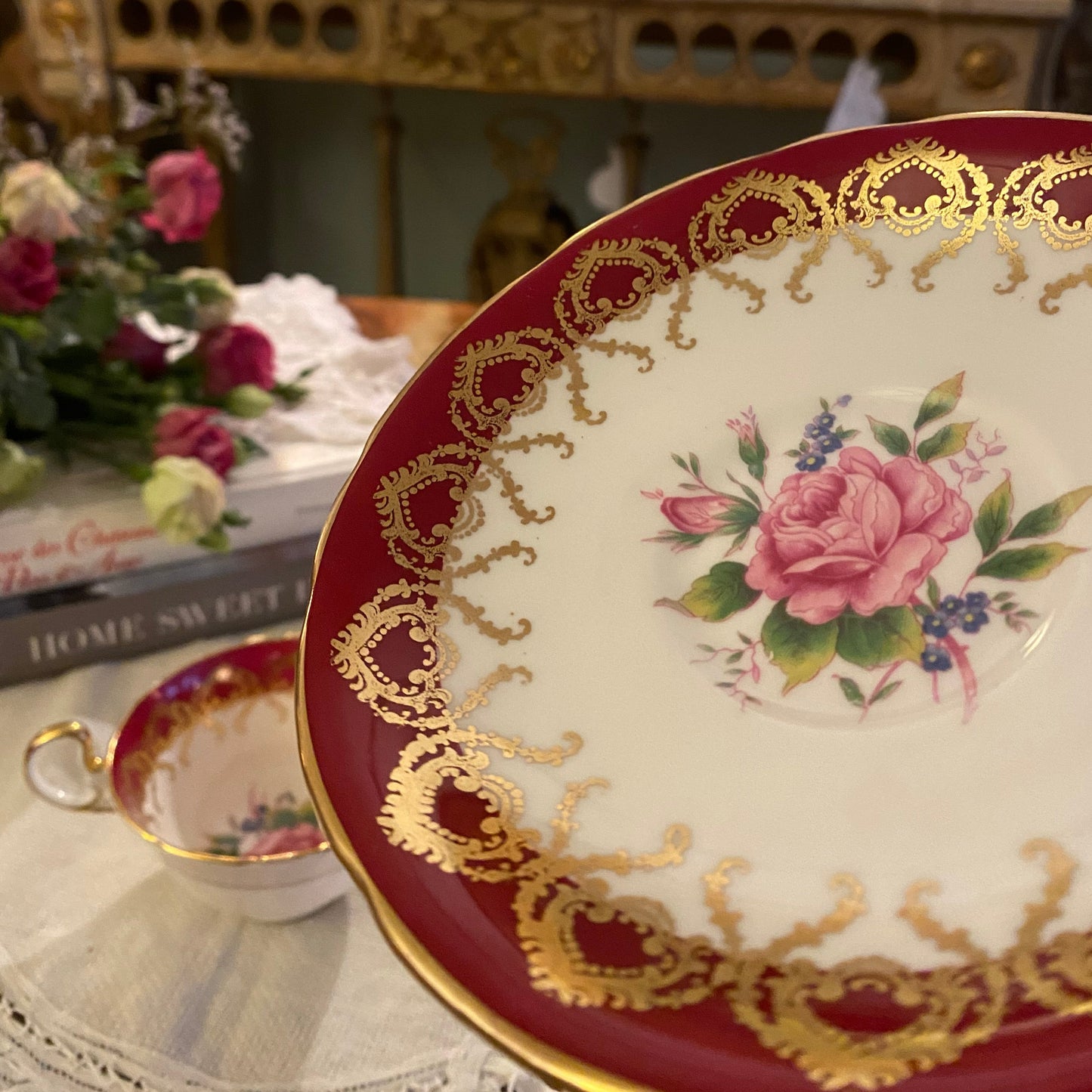 Aynsley Bone China England Teacup & Saucer