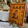 Marie & Apostles Wooden Orthodox Icon