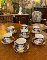 Birks Mintons England Teacups & Saucers Set of 7