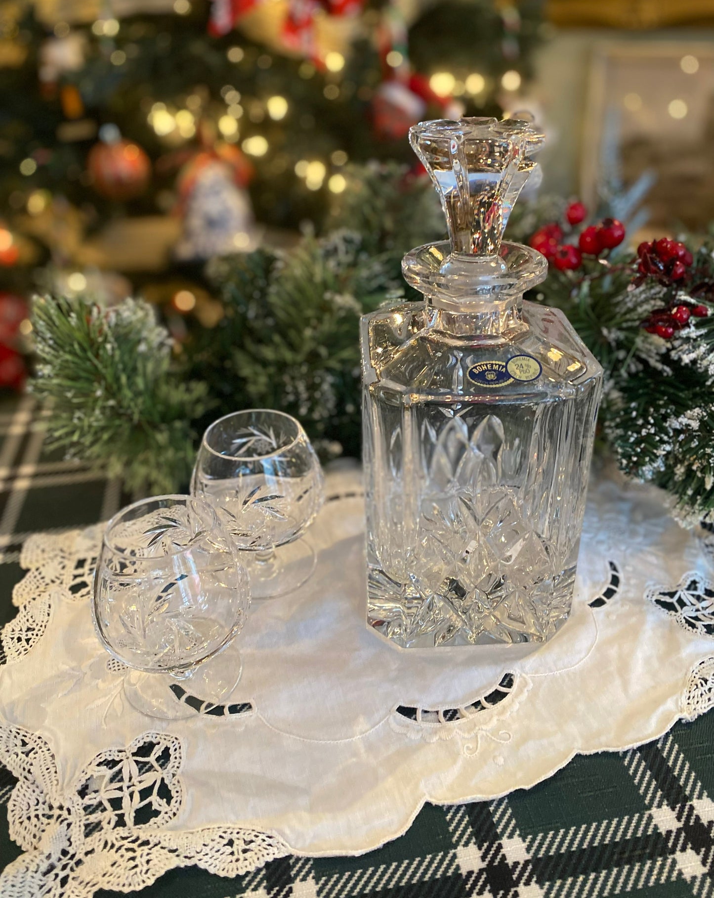 Bohemian Crystal Decanter