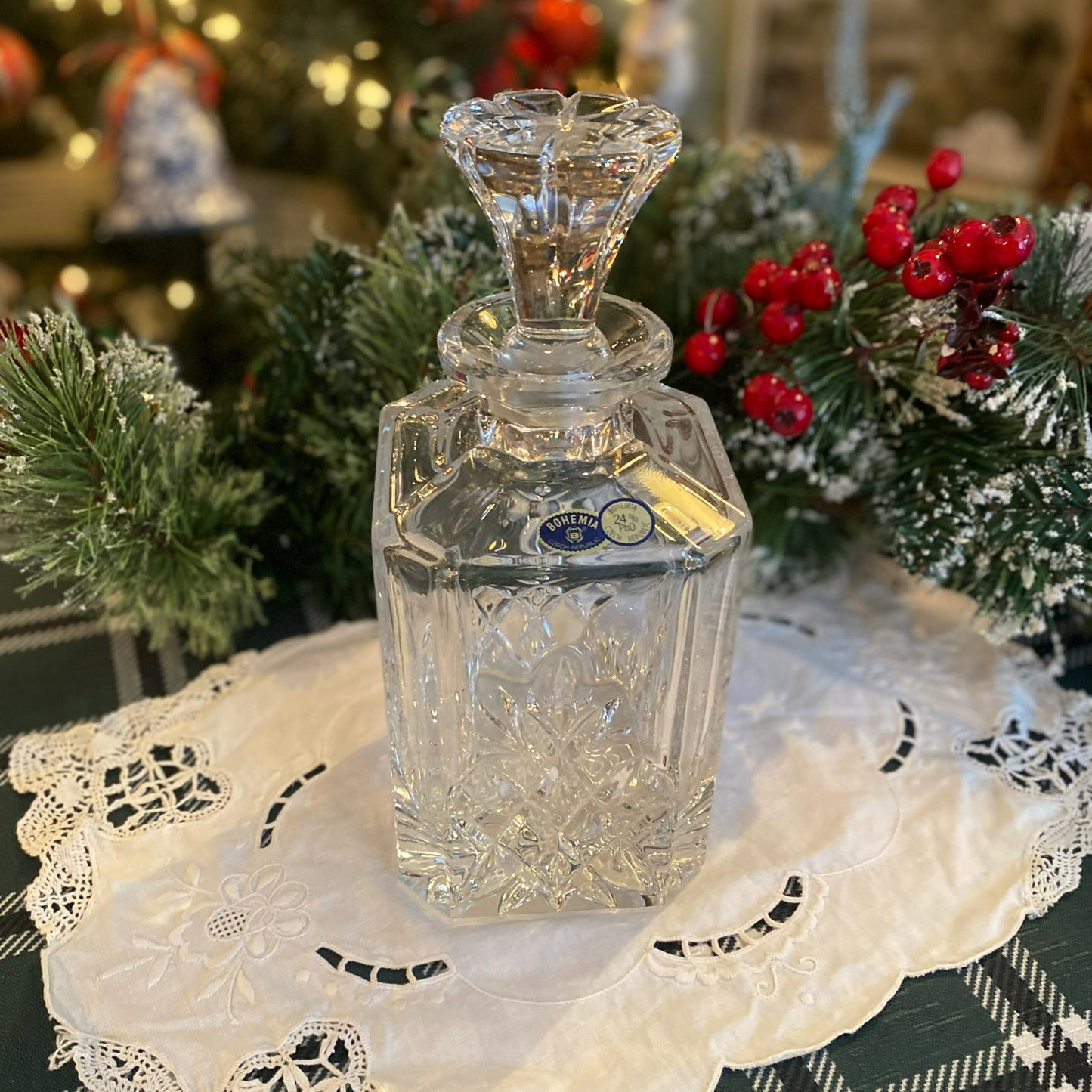 Bohemian Crystal Decanter