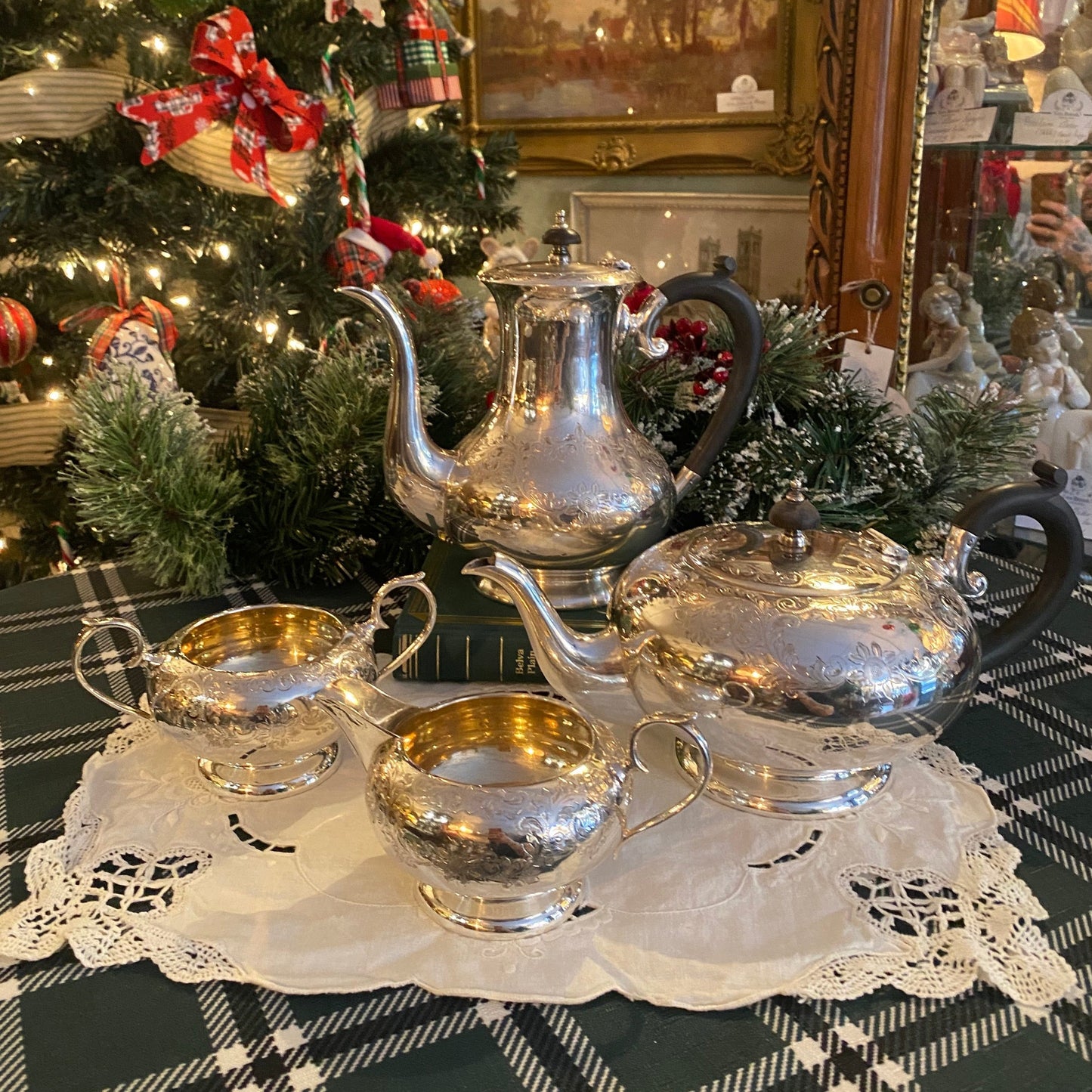 English Silver Plated Tea Set