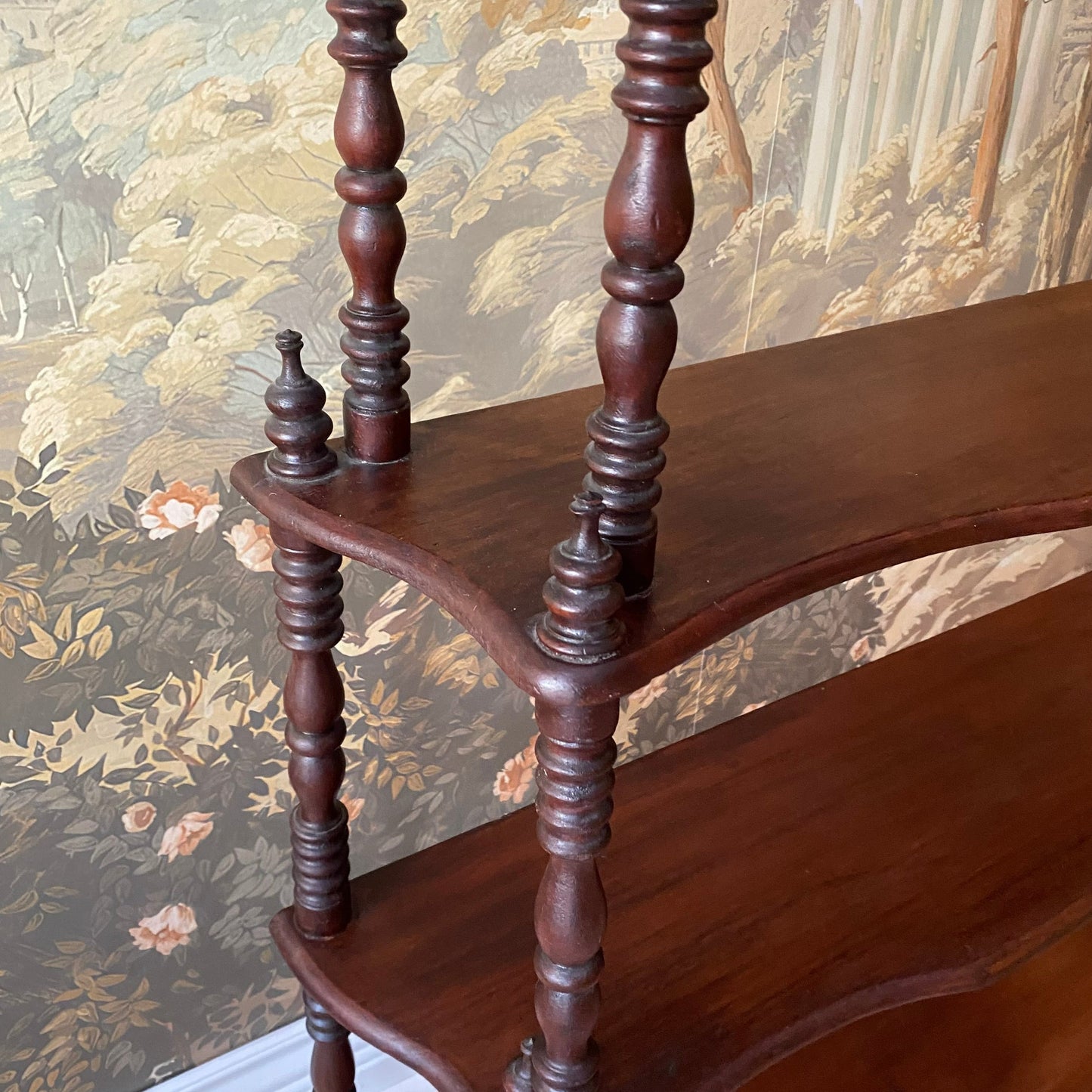 Mahogany Victorian Shelves