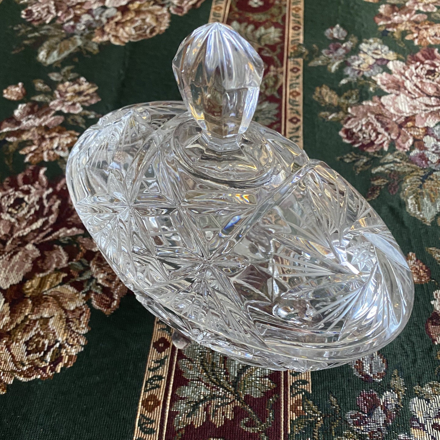 Pinwheel Crystal Candy Dish