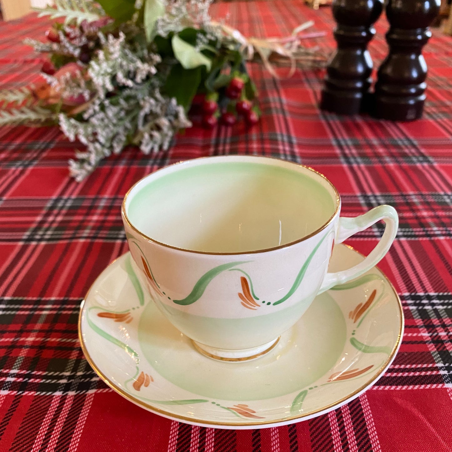 Adderley Best Bone China England Helen Moon Teacup & Saucer