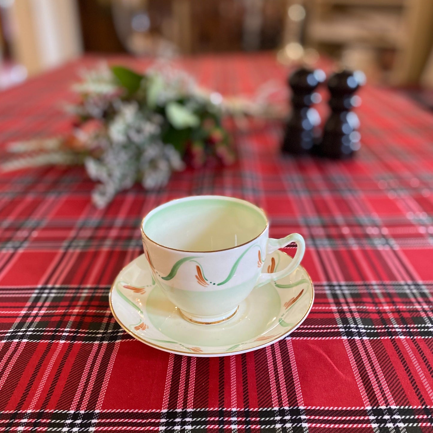 Adderley Best Bone China England Helen Moon Teacup & Saucer