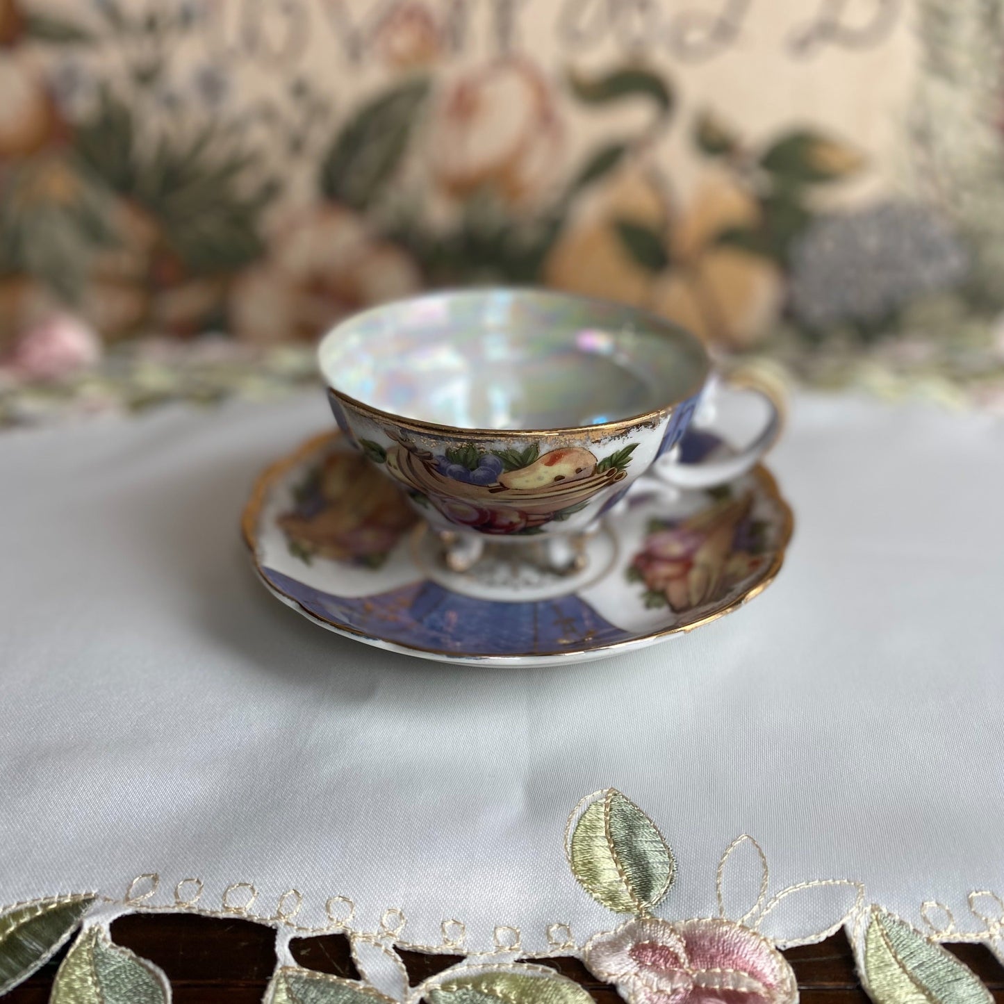 Occupied Japan Porcelain Teacup & Saucer