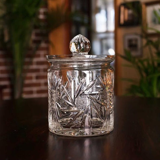 Pinwheel Crystal Ice Jar