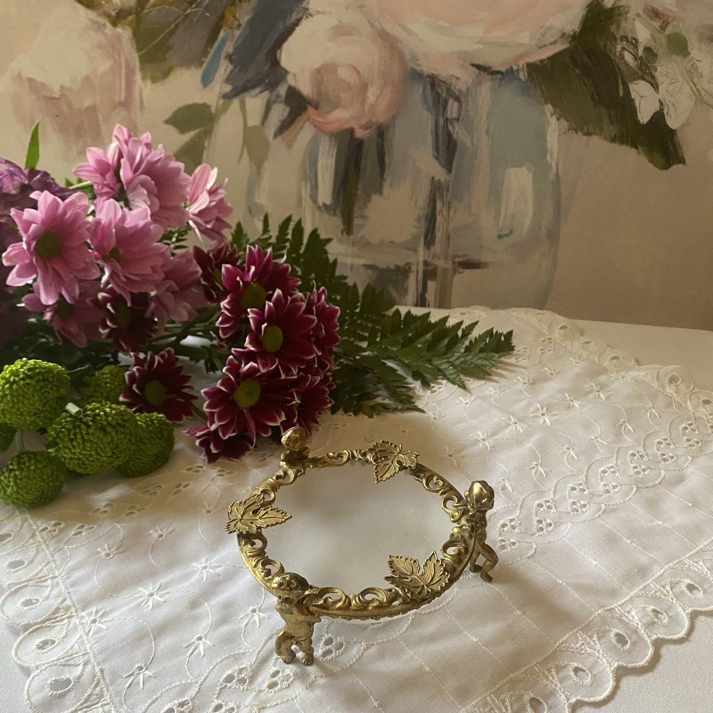 Cherubs Ashtray / Trinket Dish