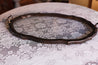 Antique Glass Serving Tray