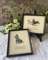 Vintage Framed West Highland Terriers Lithography's