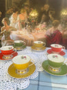 Set of 6 Royal Adderley Teacups & Saucers