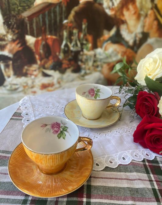 Japan Porcelain Teacups & Saucers