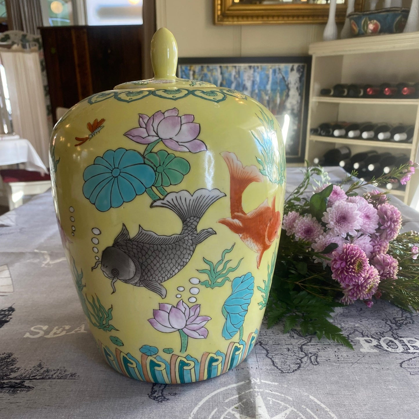 Vintage Chinese Ginger Jar