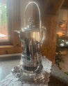 Silver Plated Tilting Ice Water Pitcher