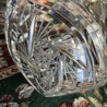 Pinwheel Crystal Basket / Candy Dish