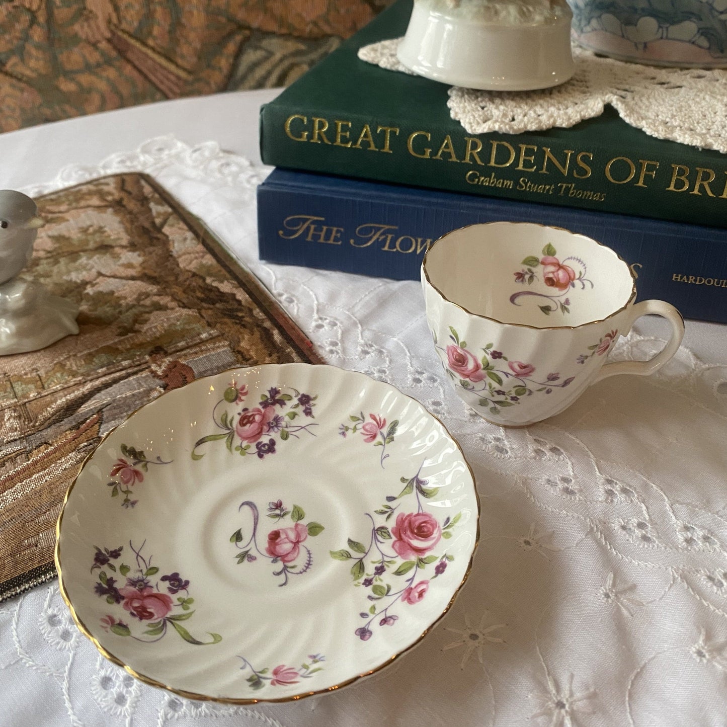 Royal Adderley Fine Bone China England Teacup & Saucer