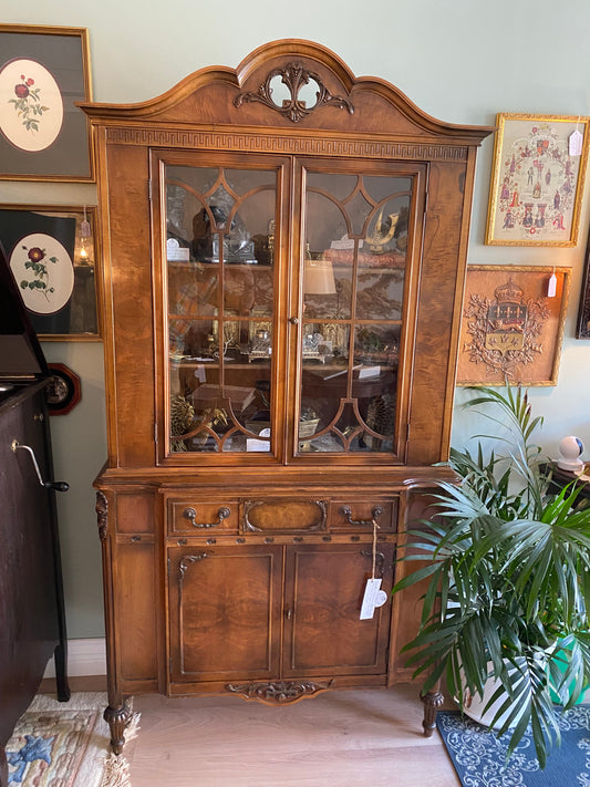 Antique Walnut Cupboard Cabinet