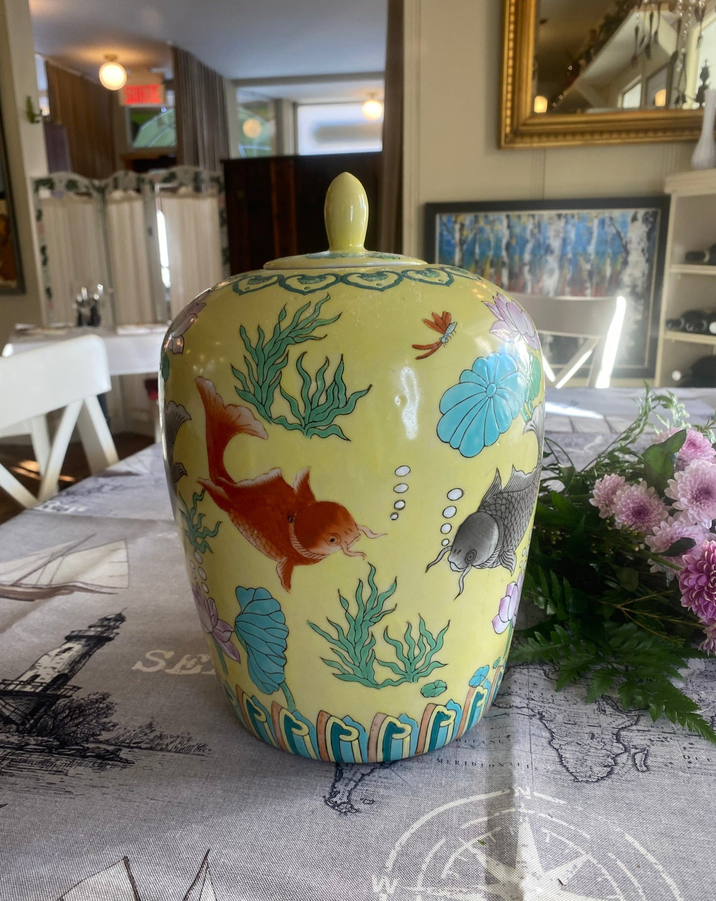 Vintage Chinese Ginger Jar