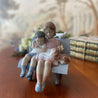Lladro Spain Porcelain Children's on Bench Figurine