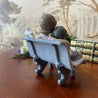 Lladro Spain Porcelain Children's on Bench Figurine
