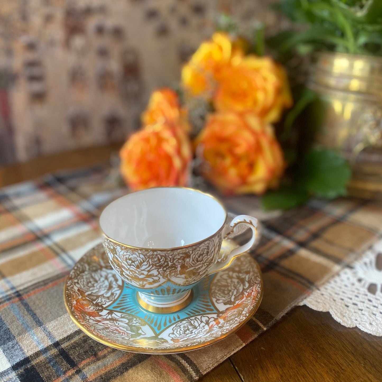 Royal Stafford Bone China England Teacup & Saucer