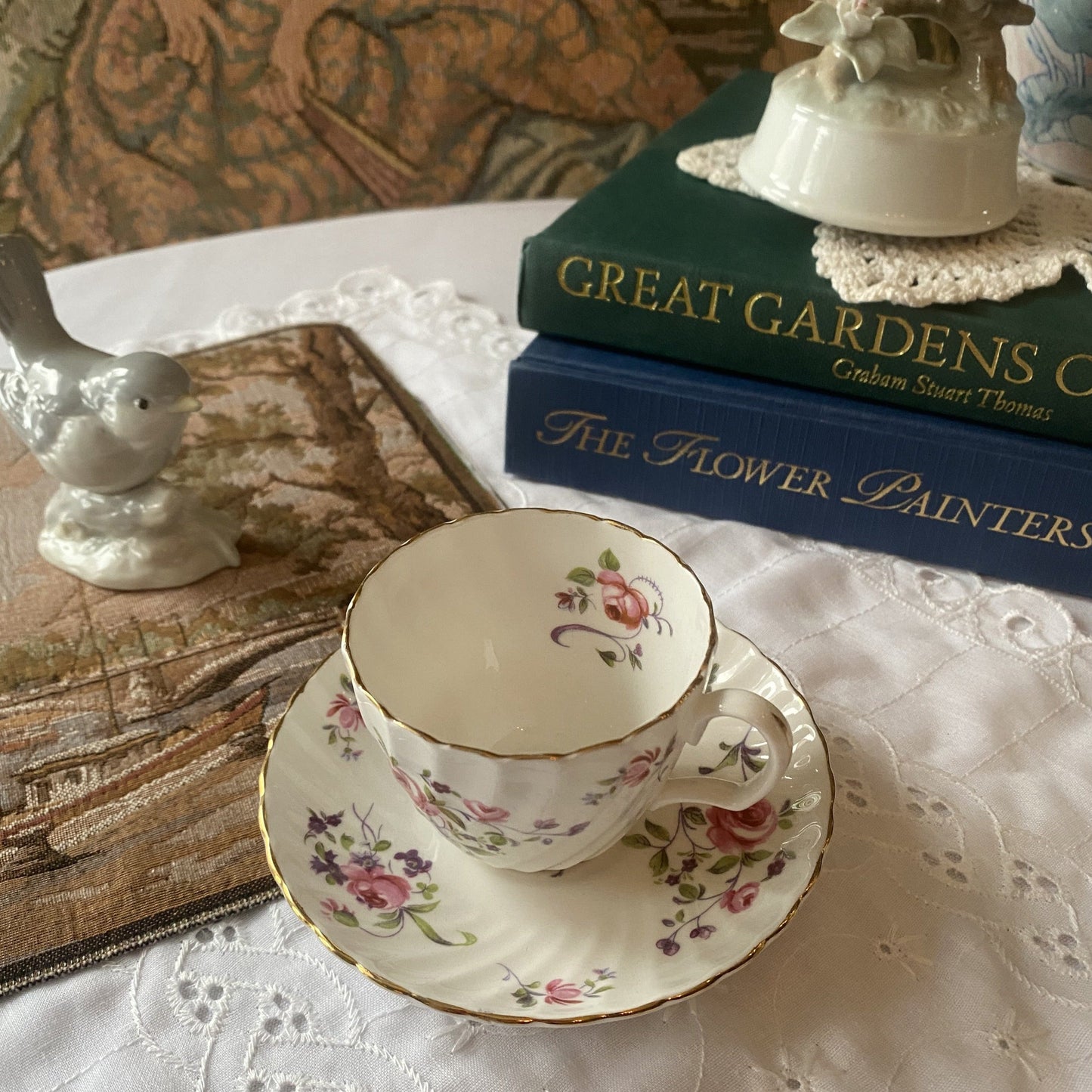 Royal Adderley Fine Bone China England Teacup & Saucer