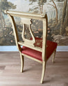 Pair of Venetian Lyre Back Chairs