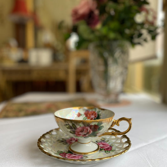 Shafford Japan Porcelain Teacup & Saucer