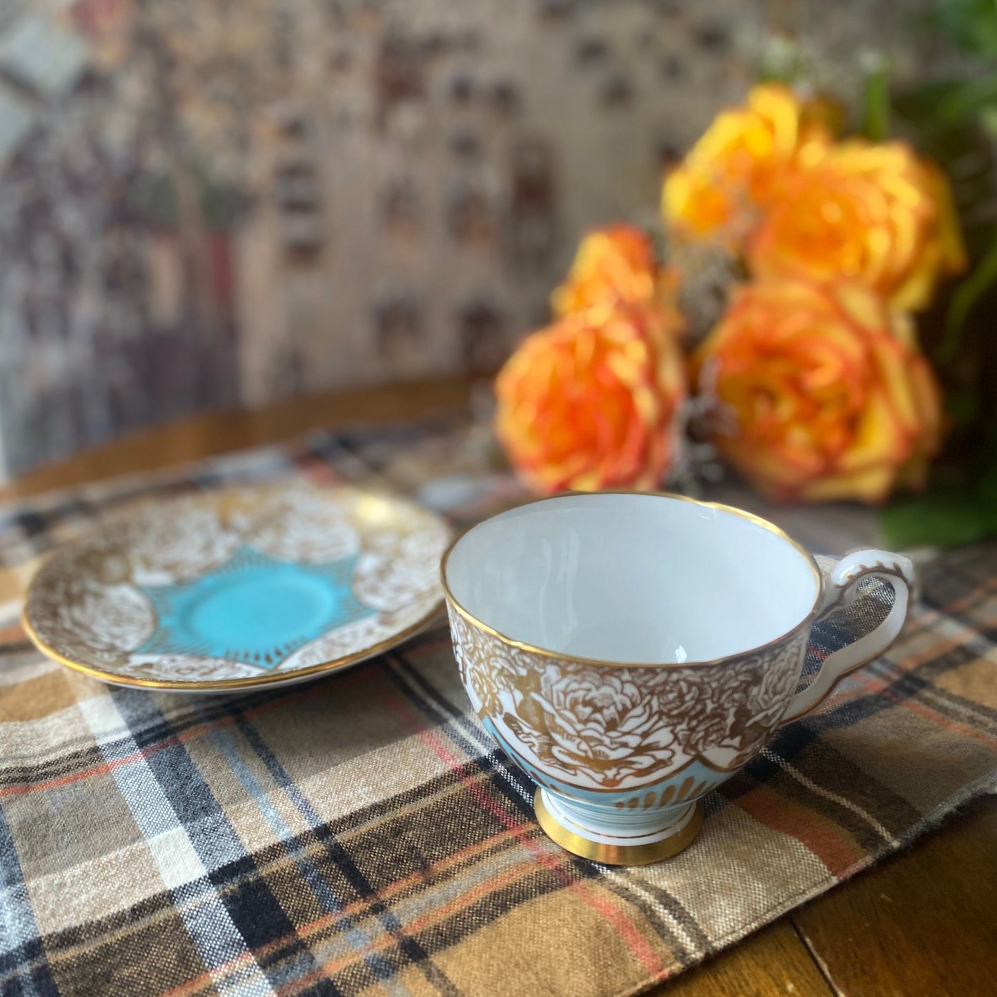 Royal Stafford Bone China England Teacup & Saucer