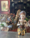 Balinese Wooden Sculpted Statue, Ratna Manggali