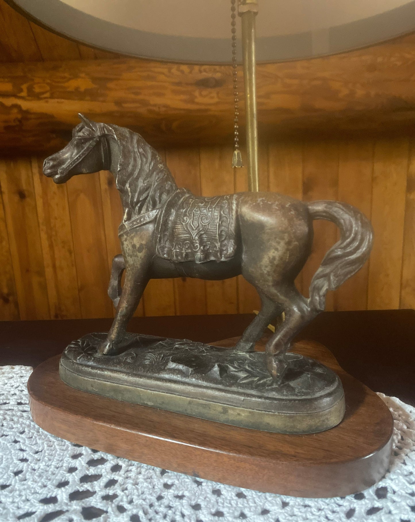 Saddle Horse Table Lamp